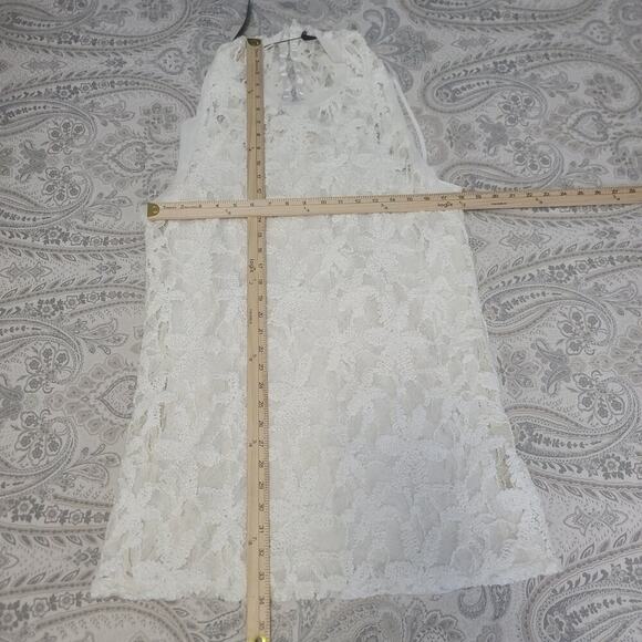 Krisa women's dress white Size Large, NWT - Picture 9 of 11